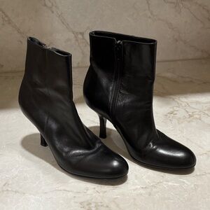 Nine West Sleek Black Heeled Boots